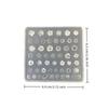 Stampo Mini Fiore 3D in Silicone con Motivi di Rose Antiaderente Facile da Usare Perfetto per Nail Art Fai da Te Scultura Sagoma in Silicone