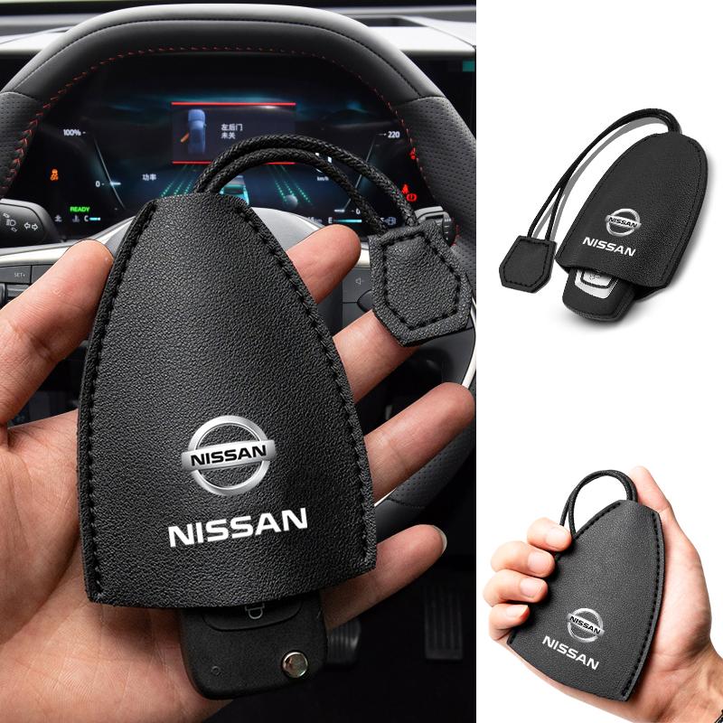 PU Car Remote Key Case Cover Shell Keychain Protect For Nissan Sentra Altima Versa Bluebird Sunny Maxima X-Trail Pathfinder Murano Armada Kicks GT-R