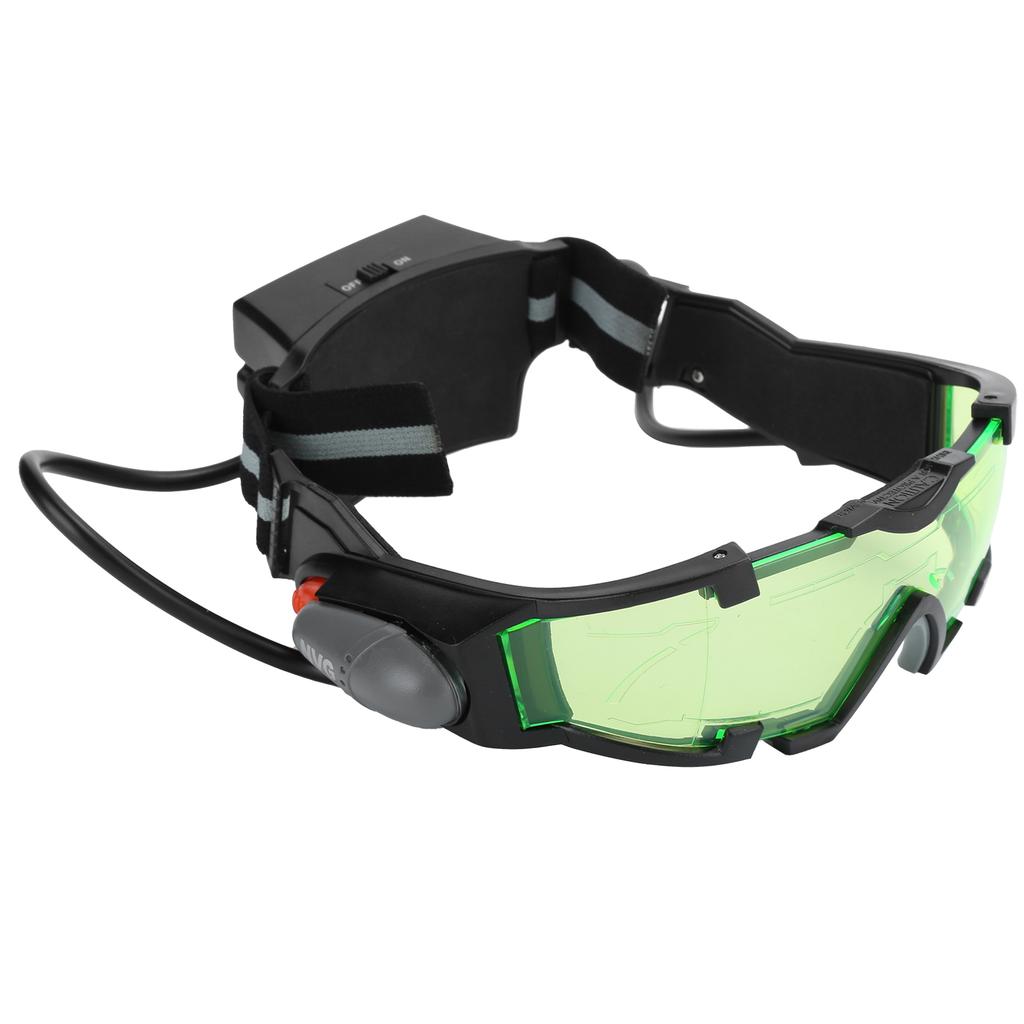 Night Vision Glasses with Light Adjustable Windproof Dustproof LED Glasses for Riding Skiing