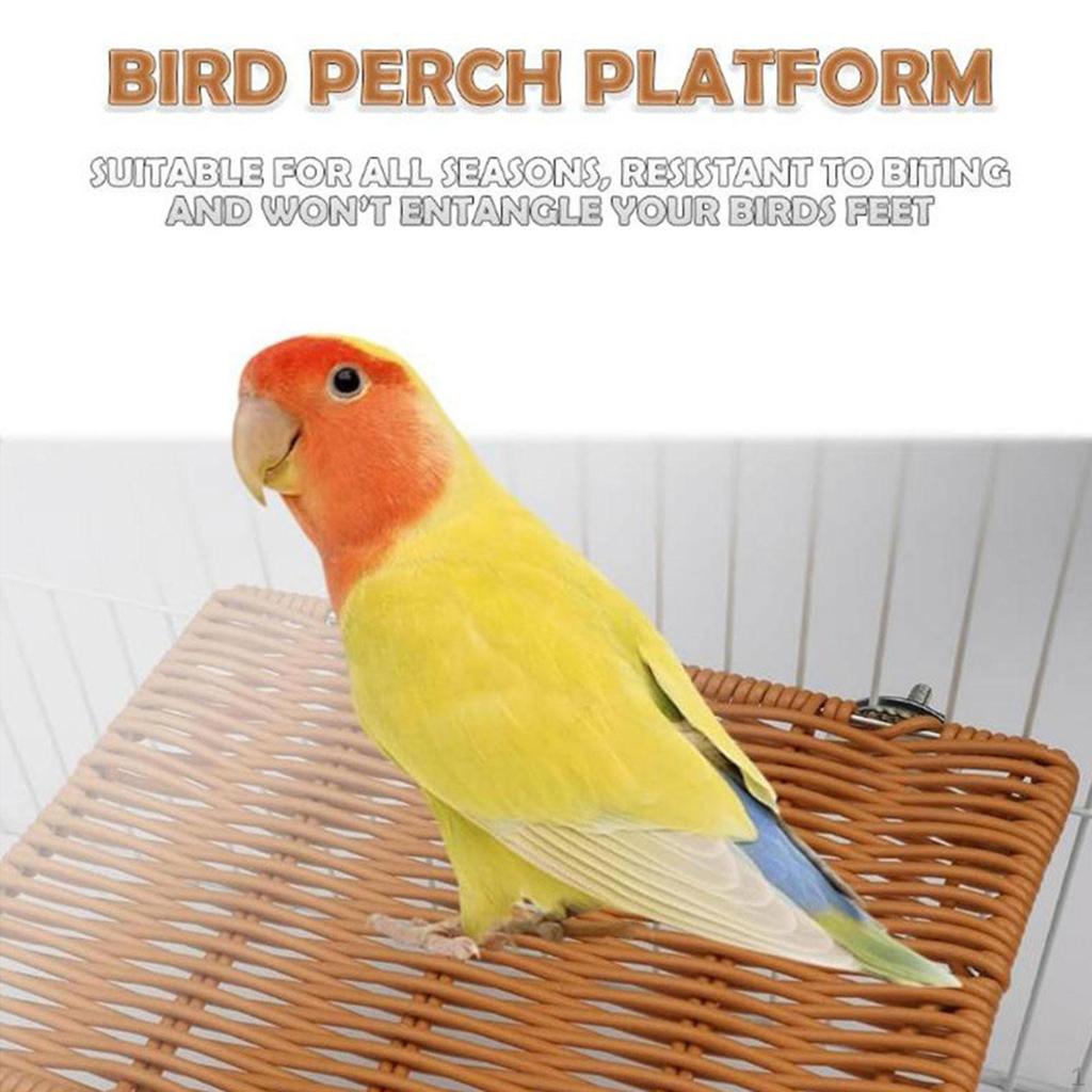 Sitzstangen-Set für Käfig, Einfach zu montieren, Sitzgelegenheit für Vögel, Ersatzteil für Papageienkäfig,