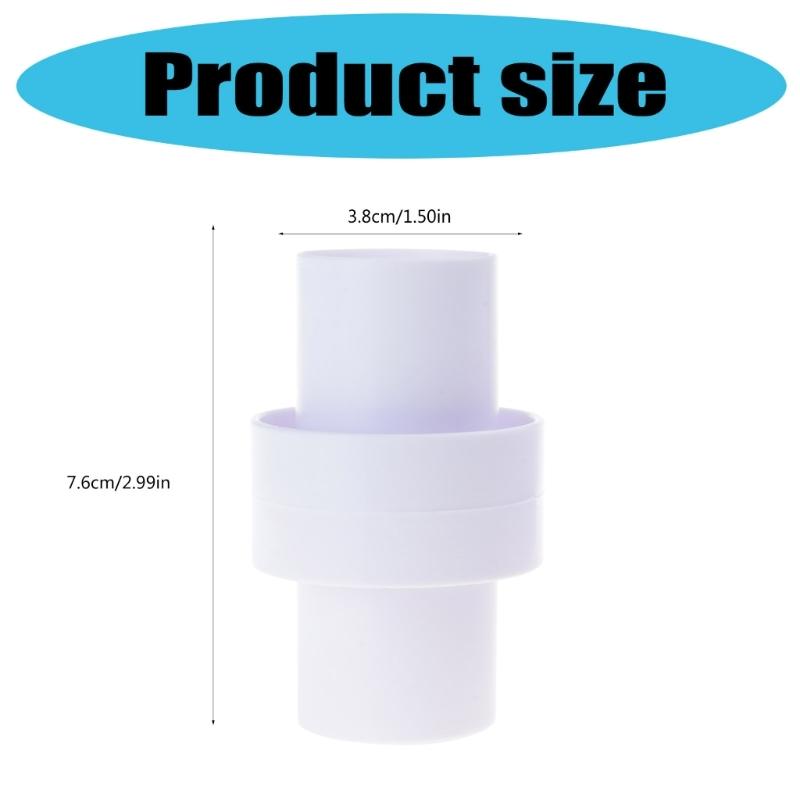 Pack of 2 Multifuntional Pool Vacuum Hose Adapter Pool Hose Connector ABS Texture Suitable for Plastic Pool Equipment