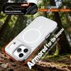 Robuste schwere Ott Handyhülle für iPhone 17 16 15 14 13 12 Pro Max Plus 17e Matt Stoßfeste Hülle für MagSafe Schutz