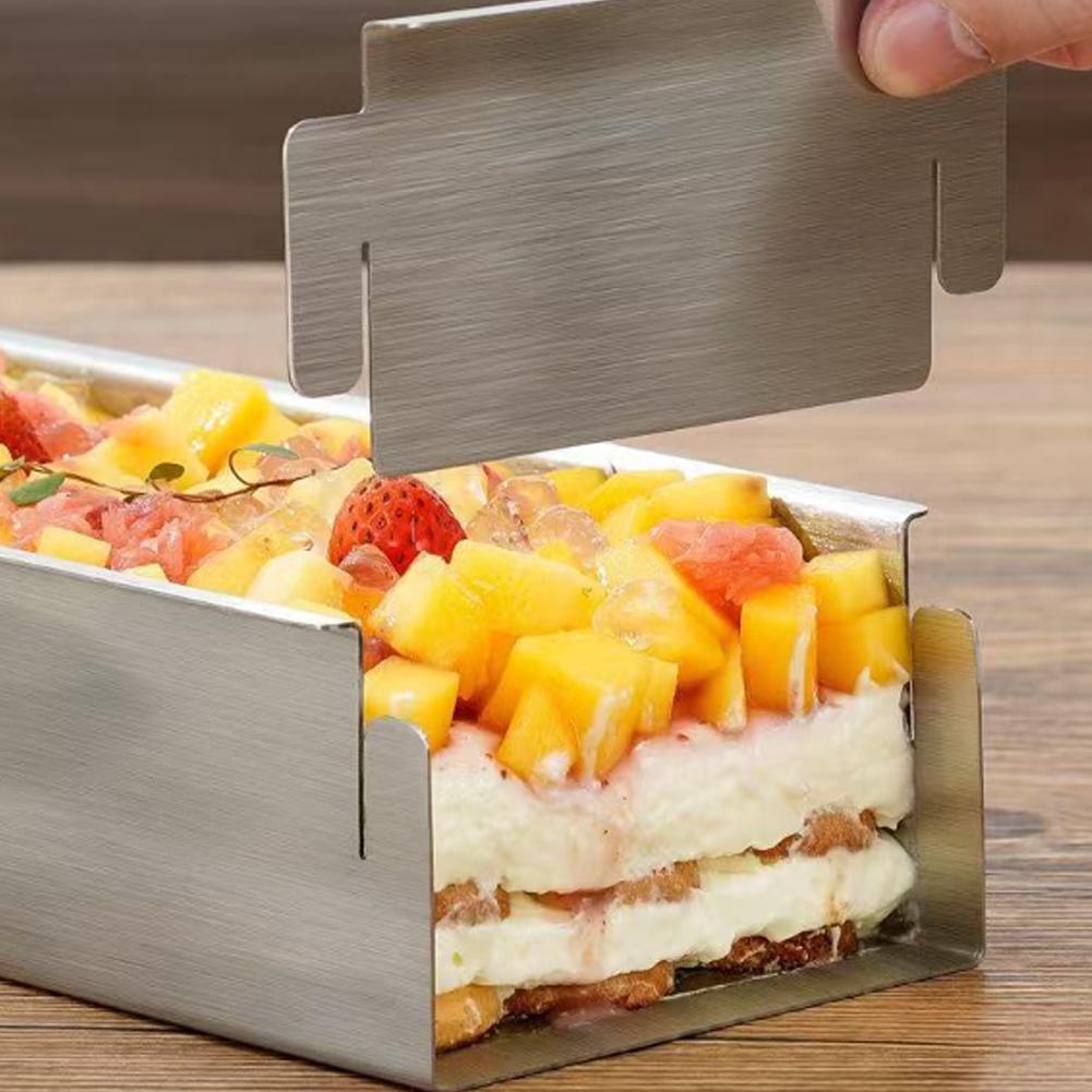 Rectangle Shape Tiramisu Cake Mold Non-Stick Surface Professional Tools Rectangular Cake Pan Handmade Chiffon Cake