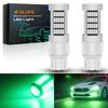GLOFE 4014 92SMD 7443 W21-5W LED Bulb Daytime Running Light Green 400% Bright, 7440
