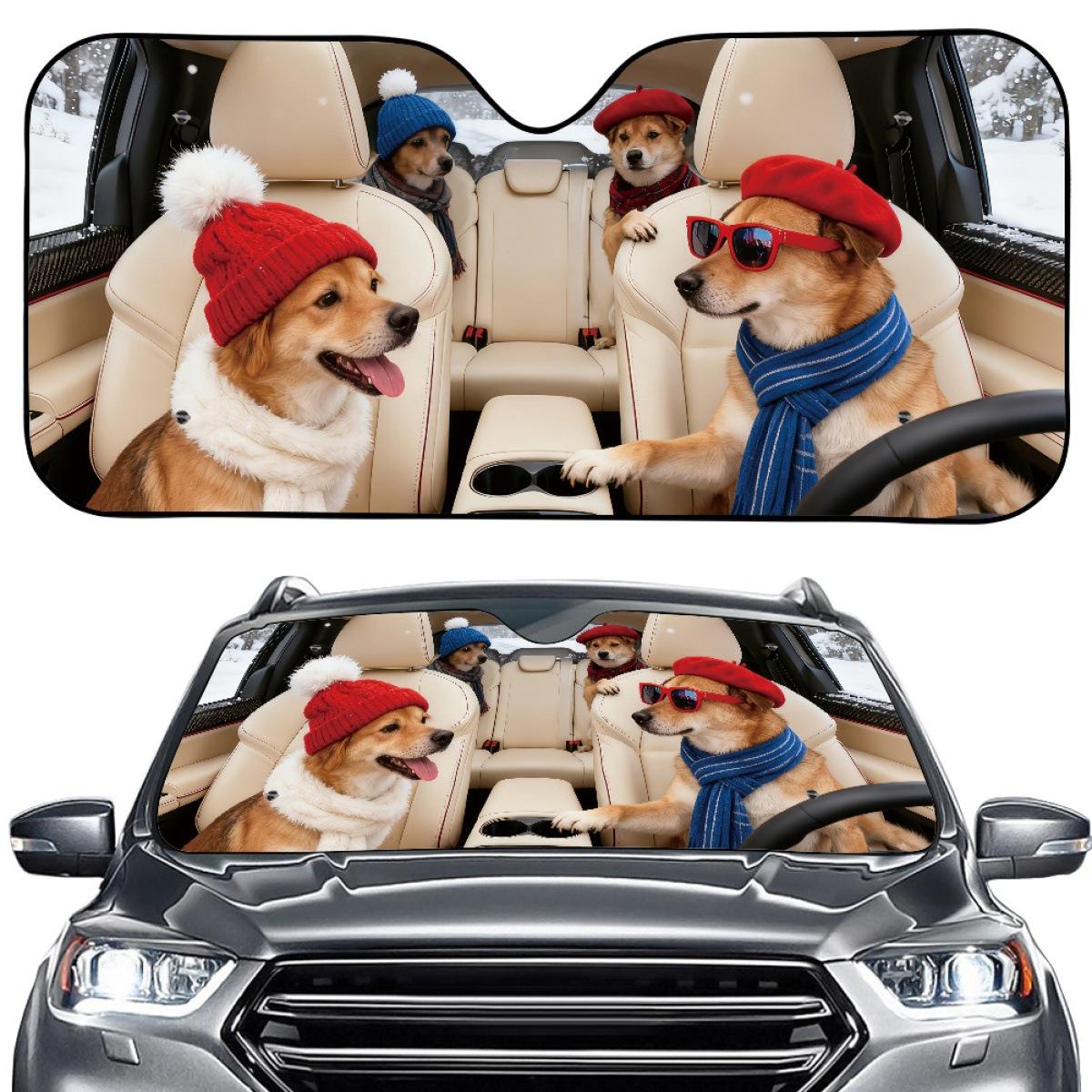 

One-Piece Foldable Aluminum Foil Car Sunshade for Summer One Size