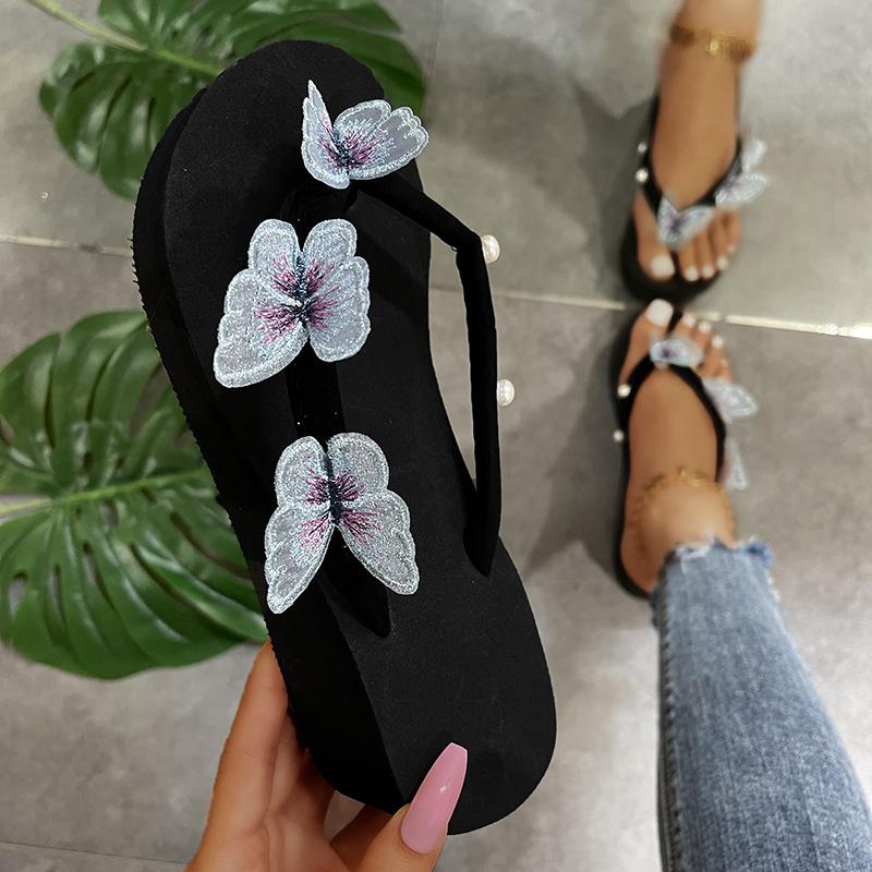 Fashion Women Slippers Fashion Anti-slip Platform Sandals Flip Flops Beach Wedge Slippers Casual Outdoor Designer Shoes Slides Women