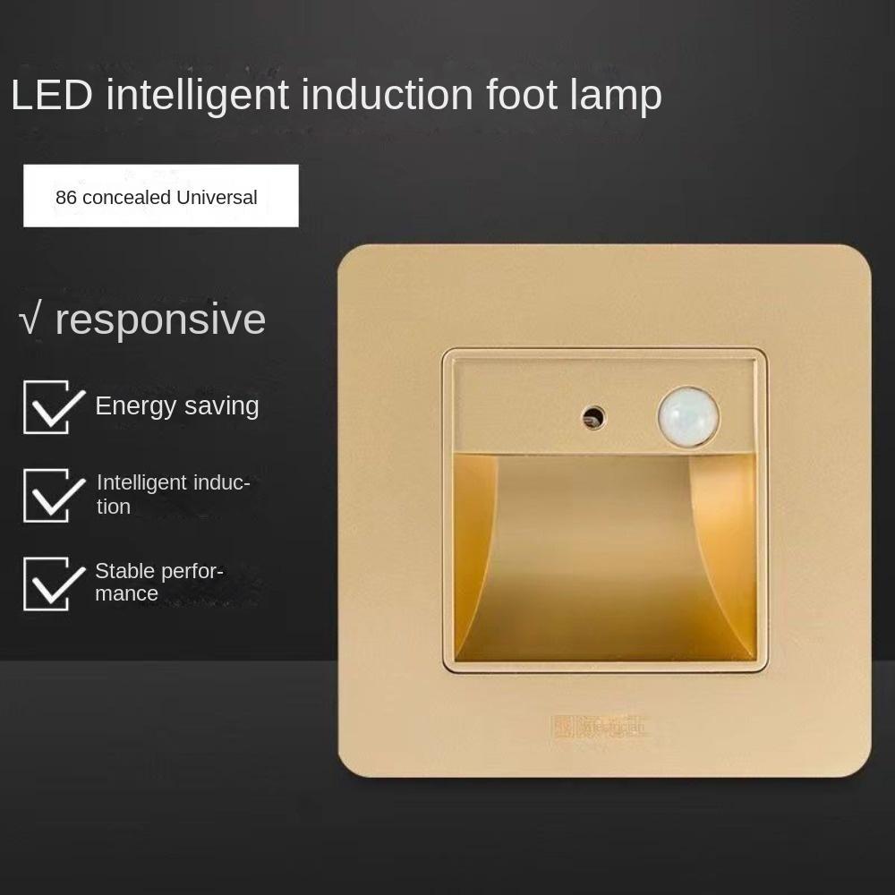 Step Ladder Wall Lighting PIR Motion Footlight Led Wall Lamp Stair Case Light Step Corridor Light