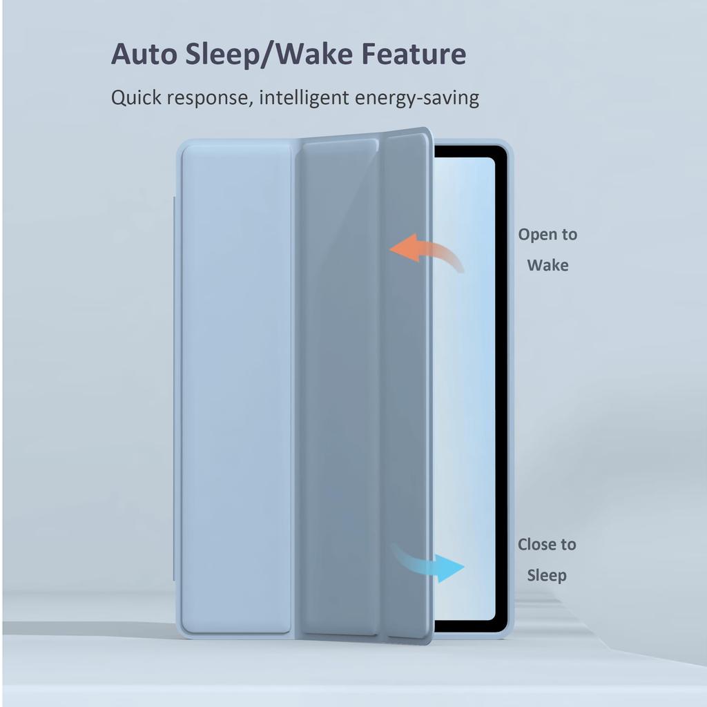 for Samsung Galaxy Tab A11 Plus SM-X230/SM-X236 / A9 Plus SM-X210/SM-X216 , Tab A11+/ A9+ Tablet Case Flip Smart Cover