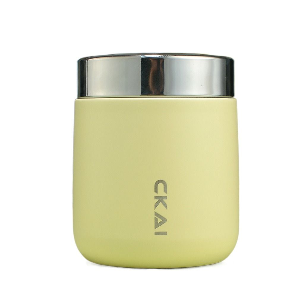 

Leak-Proof Mini Insulated Cup Portable Vacuum Flask Durable Braised Flask School бежевий