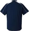 Descente Baseball Shirt Navy x White XO Men's DB110B, (DNSW)