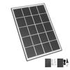 Camera Solar Charging Panel with Bracket 3W 5V Monocrystalline Silicon Type C Security Camera Solar 