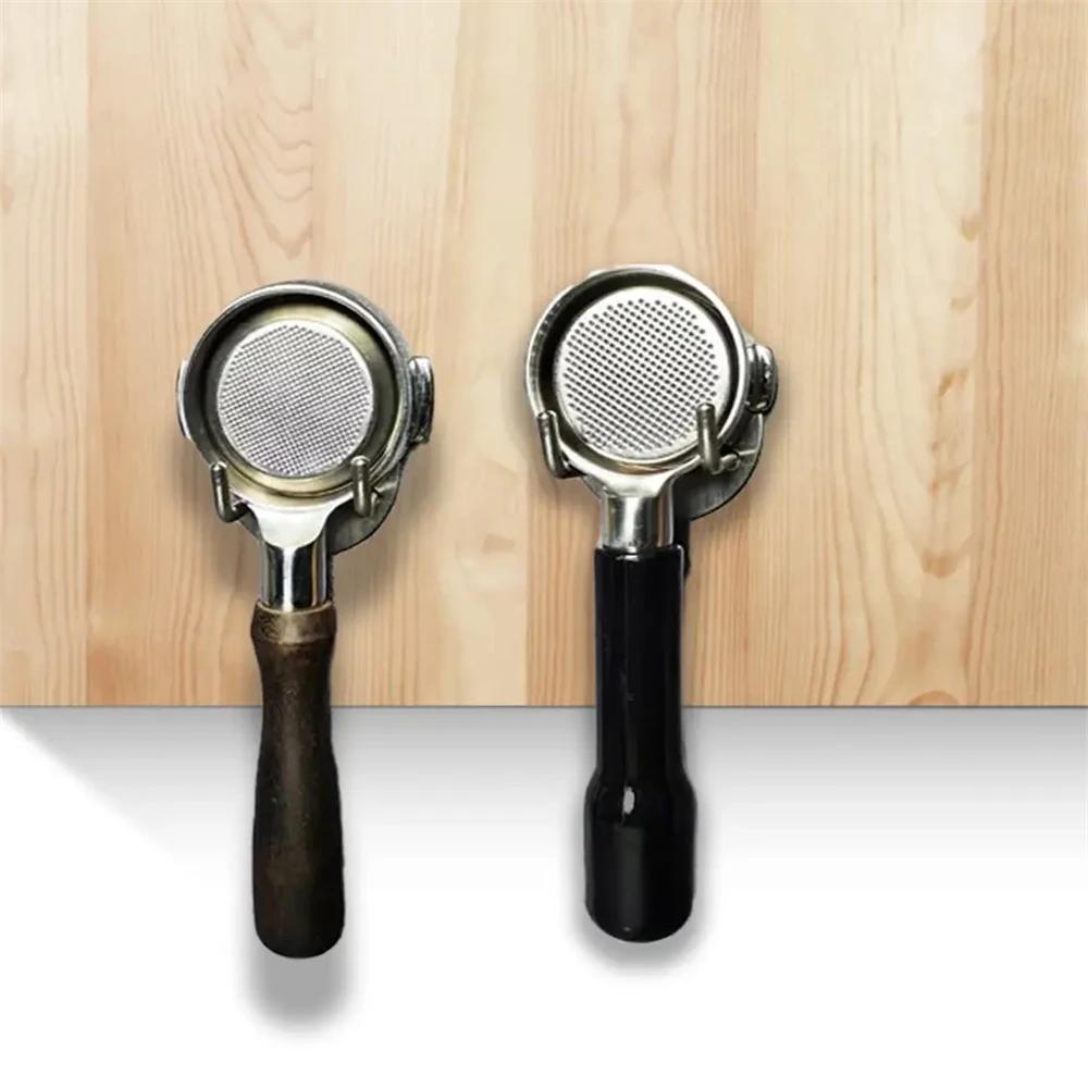 Stainless Steel Italian Coffee Machine Handle Holder 51 53 54 58mm Universal Portafilter Hanging Rack Barista Tool Storage Stand
