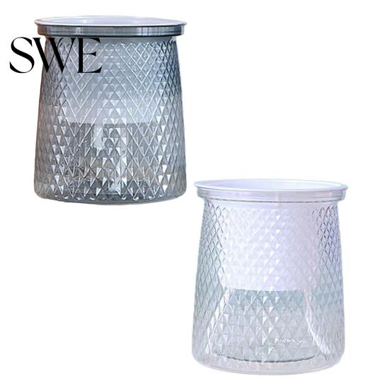 Flower Pot with Water Reservoir Self Watering Plant Flowerpot Drainage Holes And Transparent Container for Plants Indoor Planter Home Office
