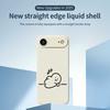 For iPhone 17 Air Case Stick Figure Pattern Printing Straight Edge TPU Phone Back Cover