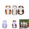 Talking Hamster Plush Toy With Recording Function For Kids Gift And Collectible Use