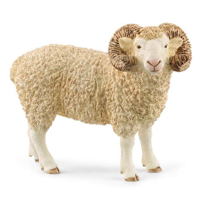 Figurina - SCHLEICH - Ariete - Mondo della Fattoria - Misto - 3 anni e più - Beige beige