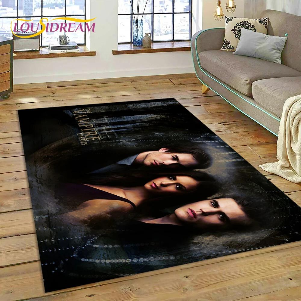 The Vampire Diaries Damon Salvatore Carpet Rug for Bedroom Living Room Home Sofa Decoration,Children Game Large Decor Floor Mat