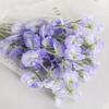7 Heads Simulation Pea Flower 63cm Artificial Bouquet New Fake Flower  Wedding Party Decor