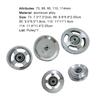 Pulley Wheel Smooth Surface Easy to Replace Replacement Aluminium Alloy Bearing Pulley Wheel