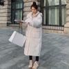 Women's Mid-length Coat 2026 Winter Korean Style Loose Cotton Jacket Solid Color Large Size Coat Outdoor Warm And Windproof