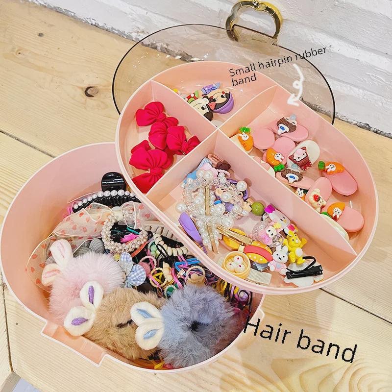 Prinzessin Cartoon Schmuck- und Haaraccessoires-Box für Mädchen