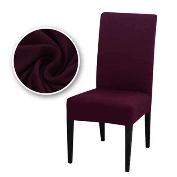 Slipcover Removable Anti-dirty Seat Chair Cover Spandex Kitchen Cover for Banquet Wedding Dinner Restaurant