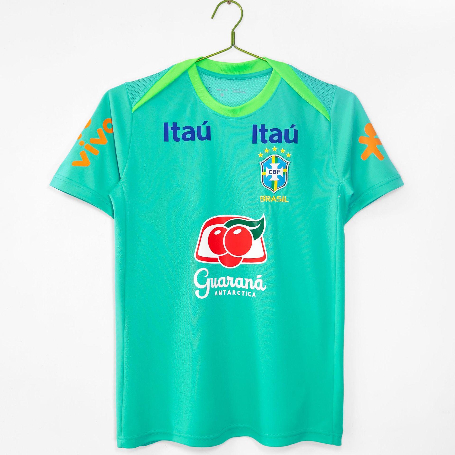 Brazīlijas izlases pirmsspēles treniņtērps futbola īsroku
