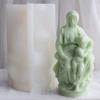 Candle Moulds 3D The Virgin-Mary To Hold Kid Silicone Mold Plaster-Resin Mold Virgin-Scented Candle Epoxy Mold DIY Art