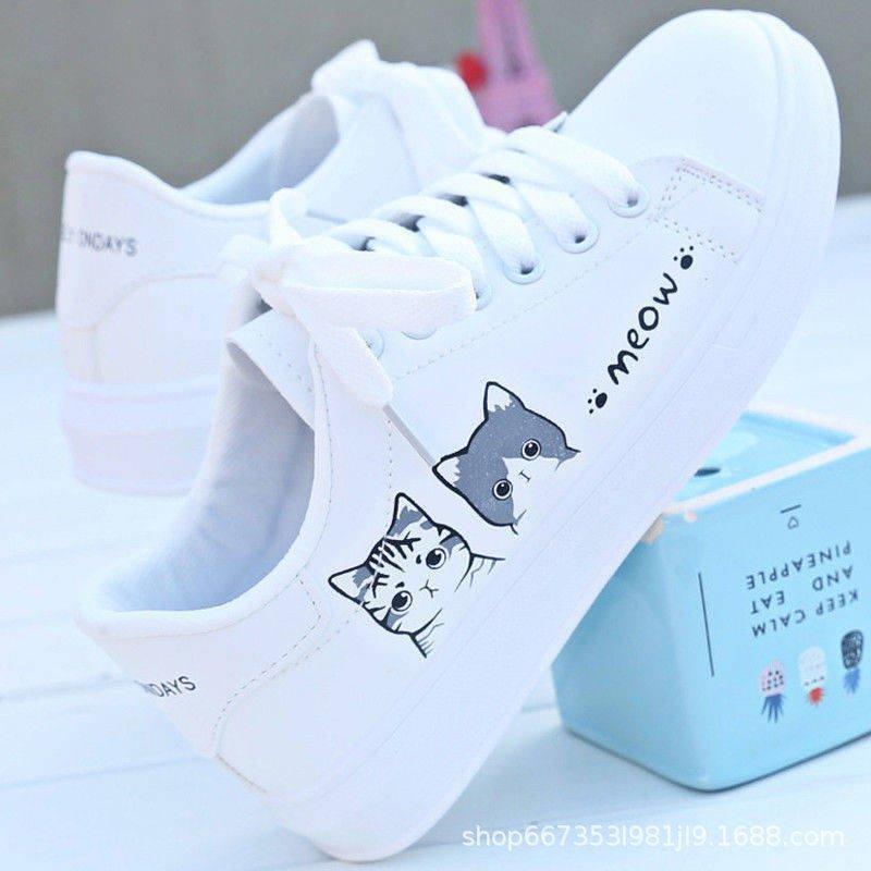 22 new lace-up student flat-bottomed breathable soft leather canvas shoes casual shoes