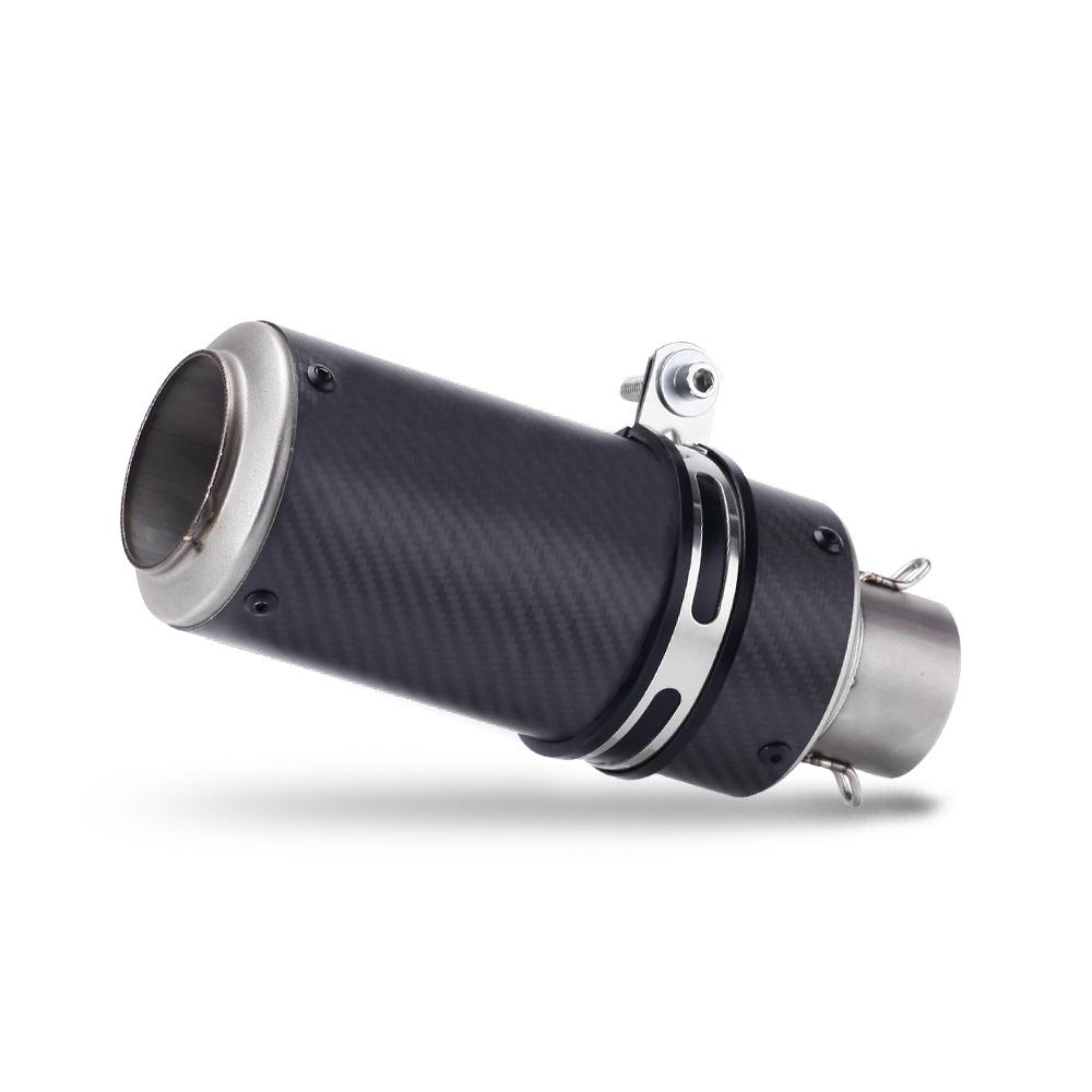 

Universal Exhaust Pipe for Motorcycle Modification - Small Cannon Barrel Fit for Ninja Z400, R6, R1, R25, SC Street Blasting.