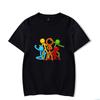 Combination Peripheral Harajuku Printed Fashion Men'S And Women'S T-Shirts Top Short Sleeves