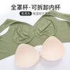 Large size European and American steel rimless full cup thin large chest gathered seamless bra underwear
