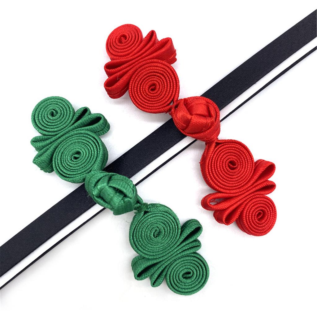 1 paio di chiusure da cucito colorate regolabili con bottoni tradizionali cinesi Perfetto per maglione, sciarpa, cardigan