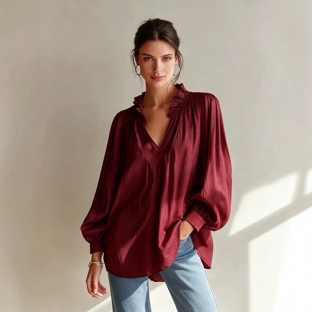 Long Sleeve Oversized Vintage Casual Loose Spring Autumn Tee T Shirt Women T-shirt Woman Tshirt Tops