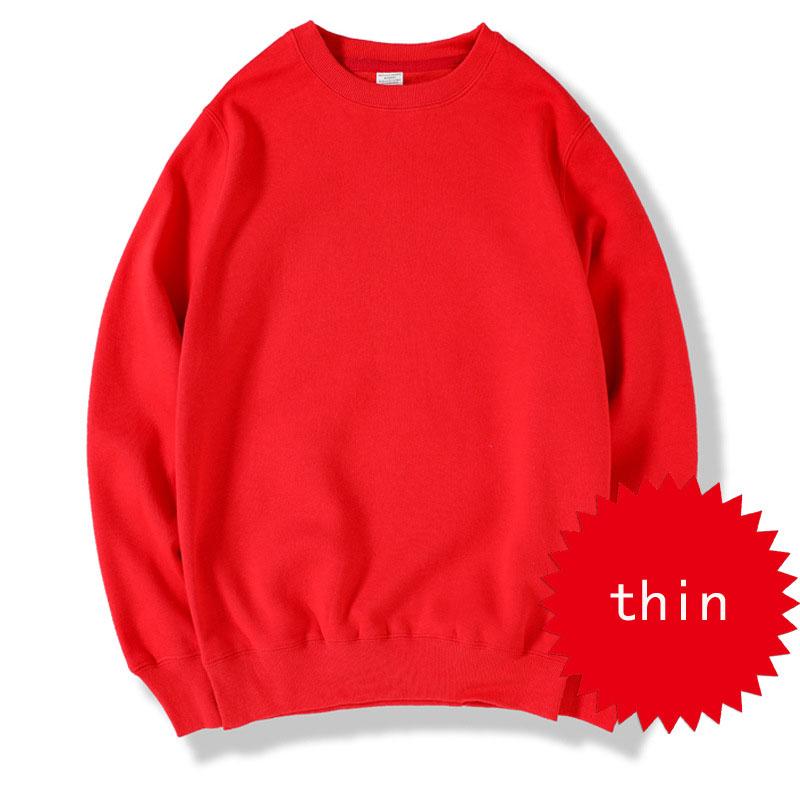 Dünner Paar-Pullover, langärmeliger Pullover, Frottee-Rundhalsausschnitt, sportlicher, lockerer Herrenpullover