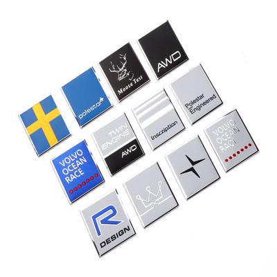 Car Trunk Logo Sticker Decoration Accessories For Rdesign Polestar AWD S60 XC60 XC40 XC90 V60 S80 S90 V90 T6 T5 T8 D5 S60L