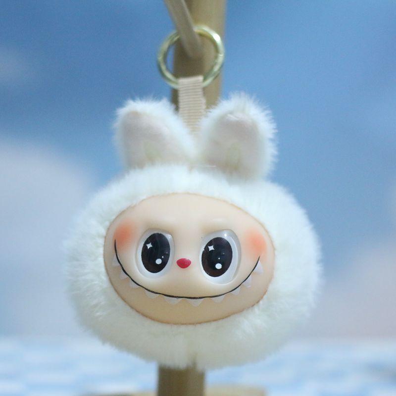 

Милый кулон-тряпичная кукла, плюшевая игрушка, кукла-подвеска для сумки, брелок, кукла 12 cm. белый