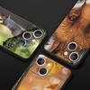 Cartoon Animal Bear Fox Squirrel Luxury Phone Case For iPhone 17 Air 16 Plus 13 15 14 12 11 Pro MAX 7 8 SE Soft TPU Black Cover