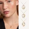 New 925 Sterling Silver 12 Constellation Necklace Personality Charm Fashion Style Pendant Choker for Women Fine Jewelry