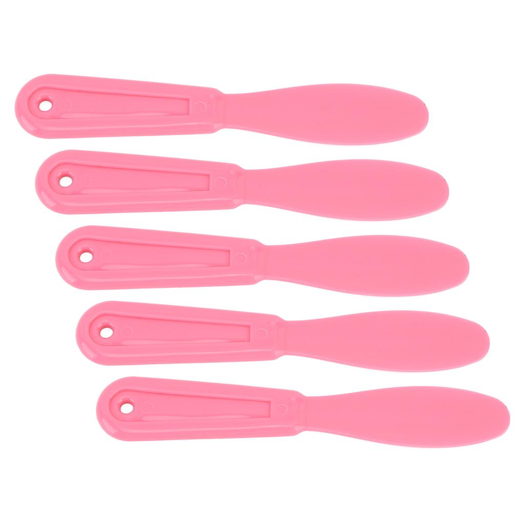 5PCS Plaster Spatula Plastic Ergonomic Design Easy to Clean Wear Resistant Mixing Stirring Spatula