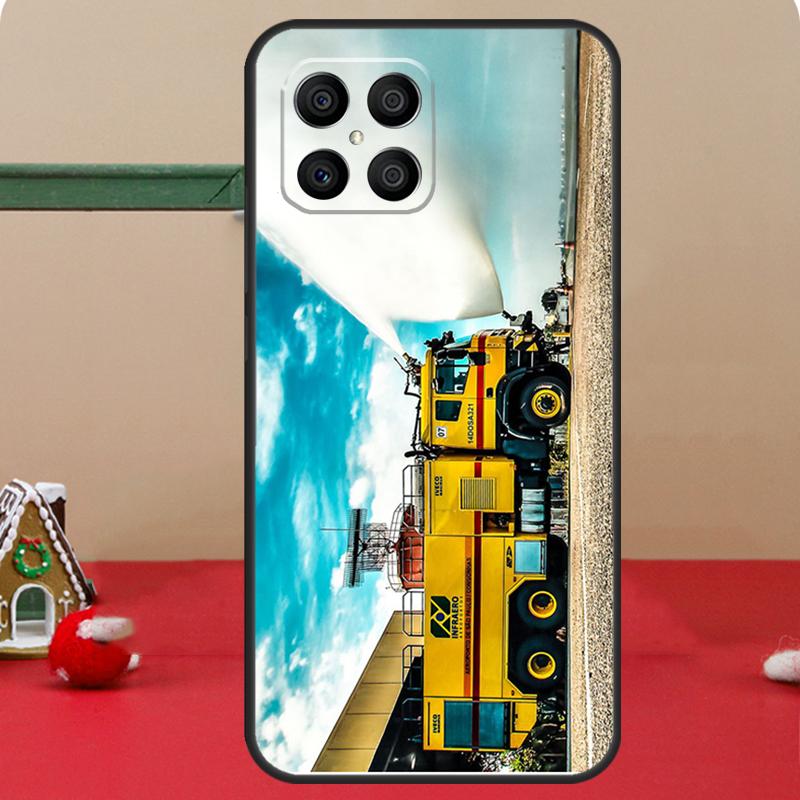Fire Truck Case For Honor Magic 7 Lite 6 8 Pro Honor 400 200 70 90 X8c X8b X9a X9b X9c X9d Win RT Cover