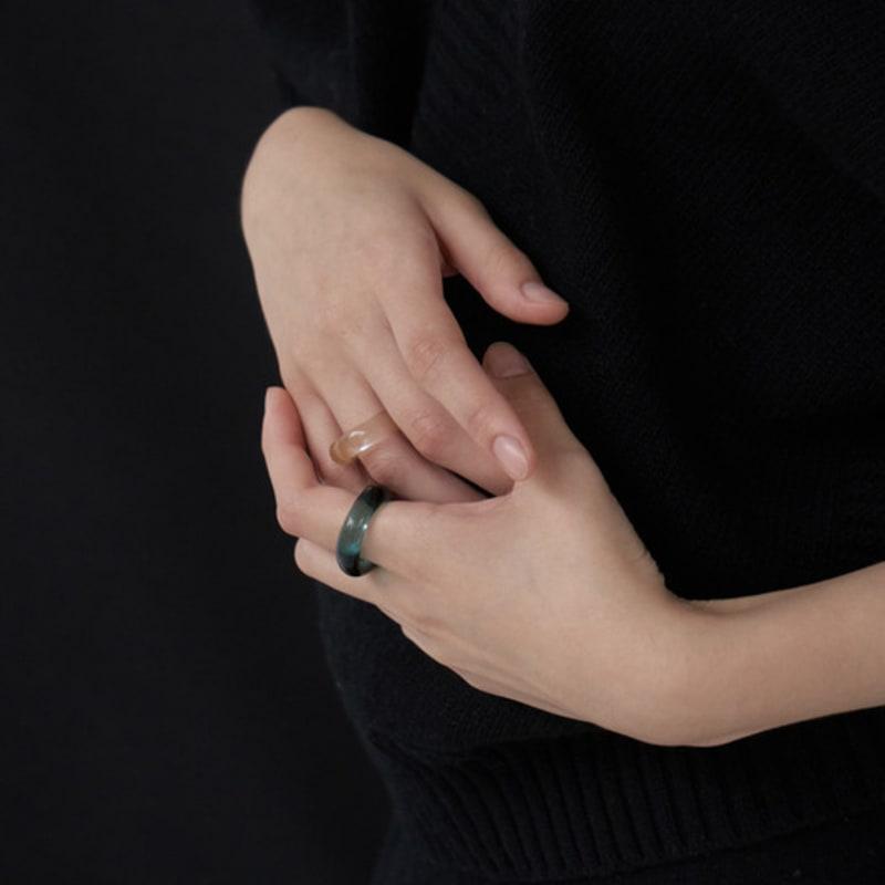 APIOH AUTUMN UGLY GLASS RIING