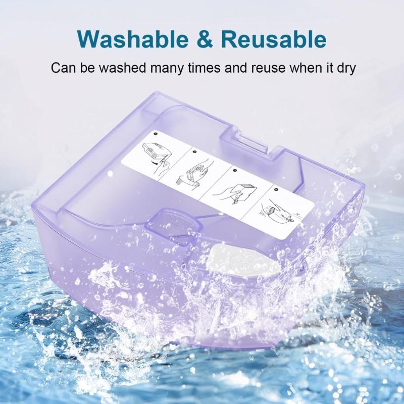 Abs lastics Thin Vacuum Cistern and Dust Box Direct current Q7 Extreme Q7 Max+ T8 Easy Replacement Strengthened Coverage