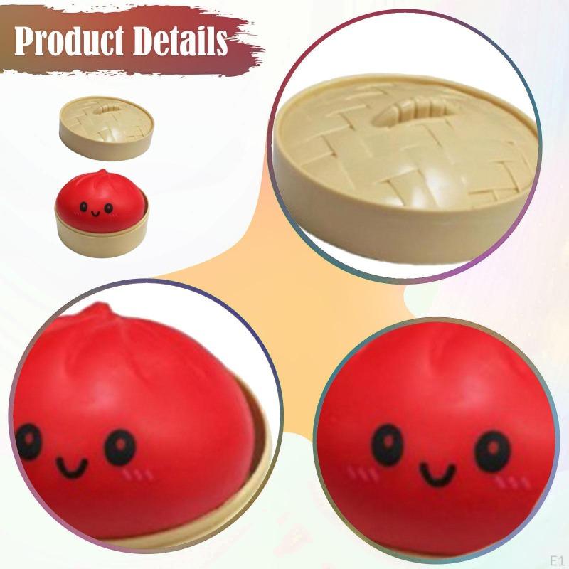 Fidget Sensory Toy Desk Classroom Prizes Cute Holiday Gift Tricking People Simulated Steamed Bun