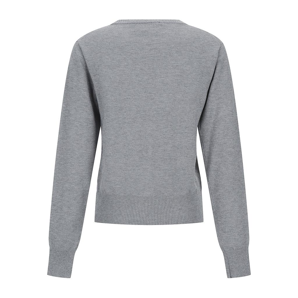 MARTINE GOLF Essenial Round Knit_M/Gray