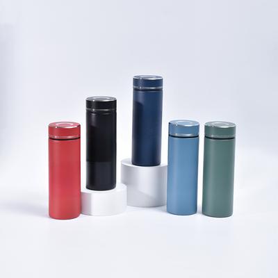 Stainless Steel Mug Simple Solid Color Portable Cup with Tea Leakage Office Cup.