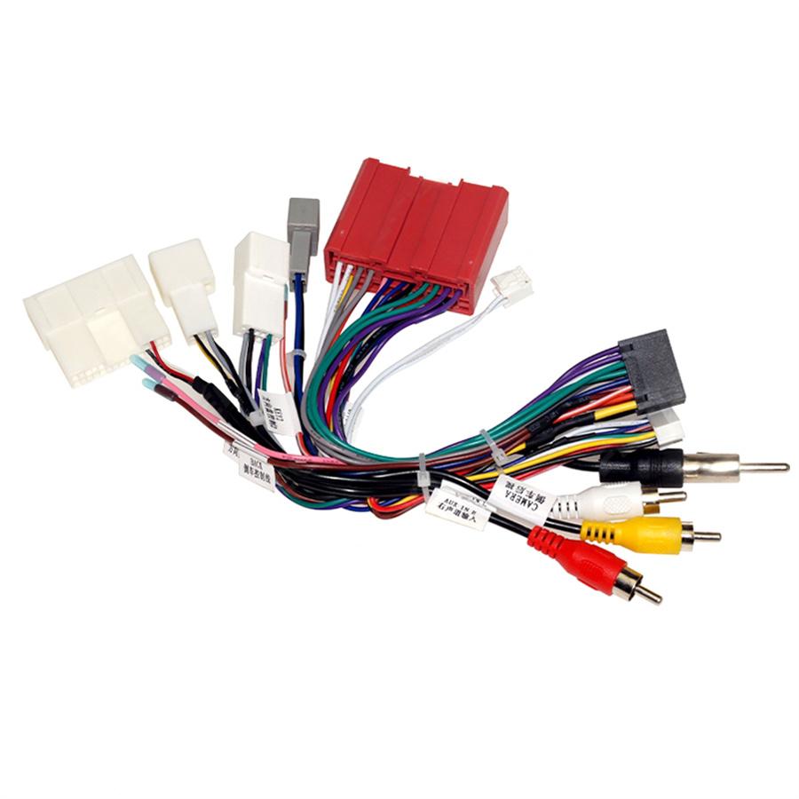 16 Pin Audio Wiring Harness With Canbus Box For Mazda 6 CX-5 Stereo Wire Adapter
