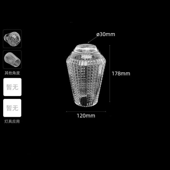 Clear Frost 30mm opening E14 Glass Lamp Shades Replacement,Green Amber 3cm Hole Glass Lampshade Cover for E12 Candle Wall Lights