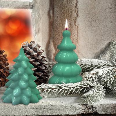 Silikonform für Kerzen in Weihnachtsbaumform, DIY-Handladung, Kerzen, Gips, Dekorationsform, Weihnachtsmann, Schokoladenkuchen, Backform
