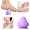 Massage Ball with Heat with Suction Cup Massage Cone Ball 2 Gear Temperature Electric Vibrating Massage Ball for Neck Waist Back